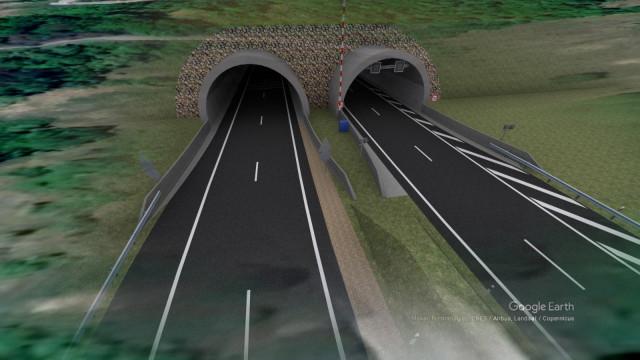 Străpungerea primei galerii a tunelului de pe autostrada Sibiu-Pitești se va realiza luni