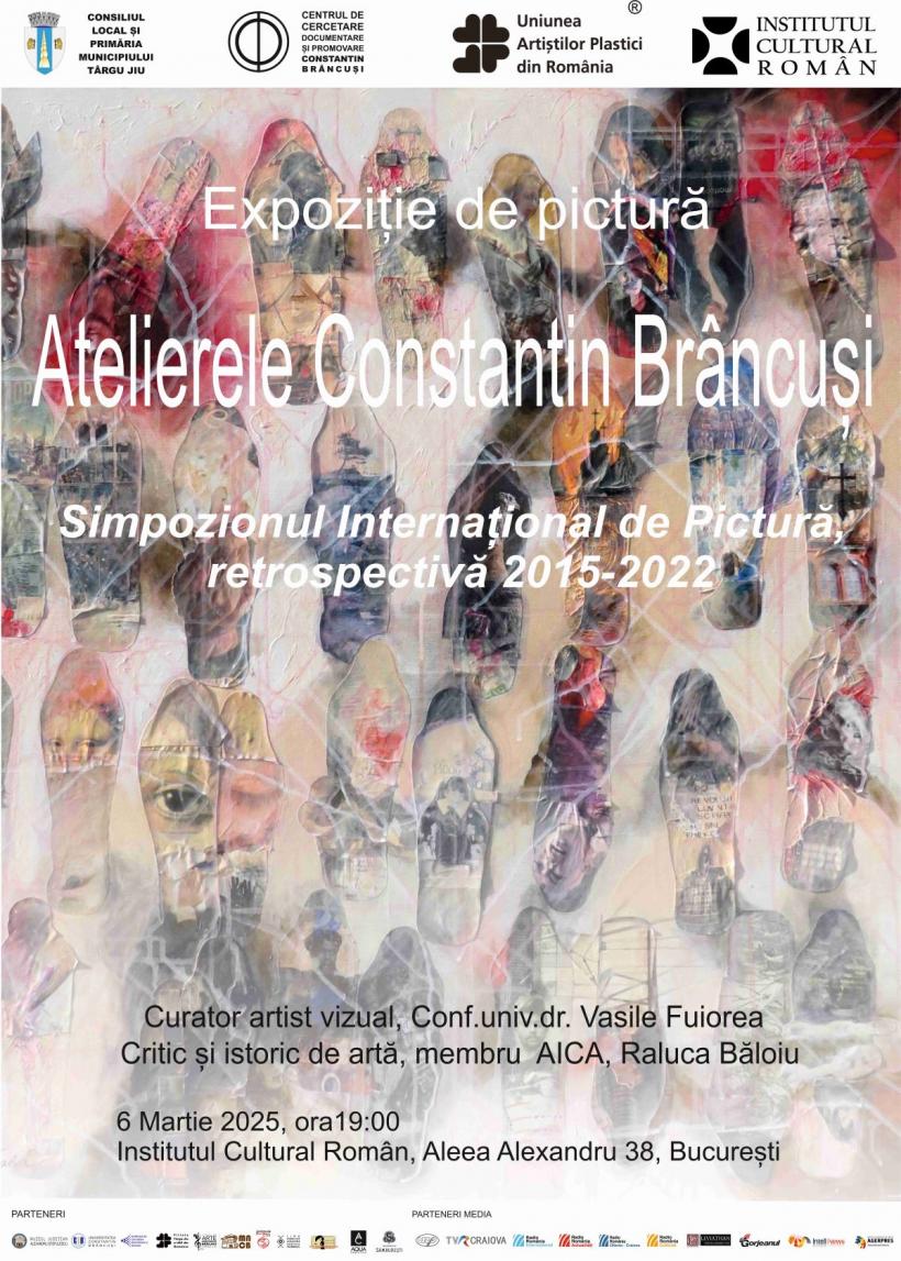 ICR prezintă expoziția „Atelierele Constantin Brâncuși”, o retrospectivă a Simpozionului Internațional de Pictură 2015-2022