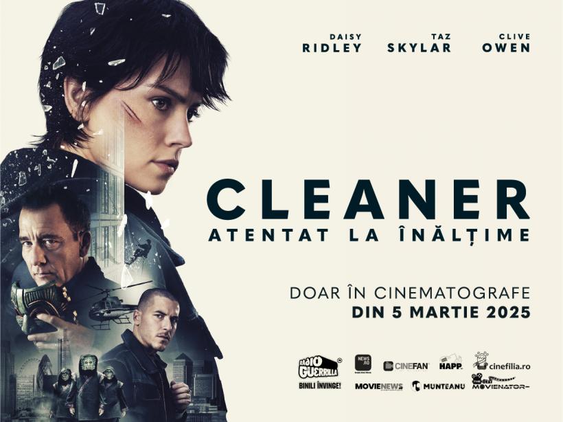 „Cleaner: Atentat la înălțime” - din 5 martie, în cinematografele din România. Primul titlu internațional distribuit de T.R.I.B.E. Films 18943453
