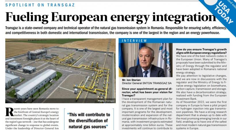 USA Today: „Coridorul Vertical va contribui la diversificarea surselor de gaze naturale și va crește securitatea aprovizionării cu gaze către țările din Europa Centrală și de Est și din Balcani”