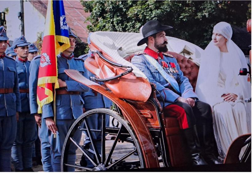 Filmul „Coroana Unirii‟, proiectat la Stockholm, cu ocazia aniversării a 150 de ani de la nașterea Reginei Maria 18943622