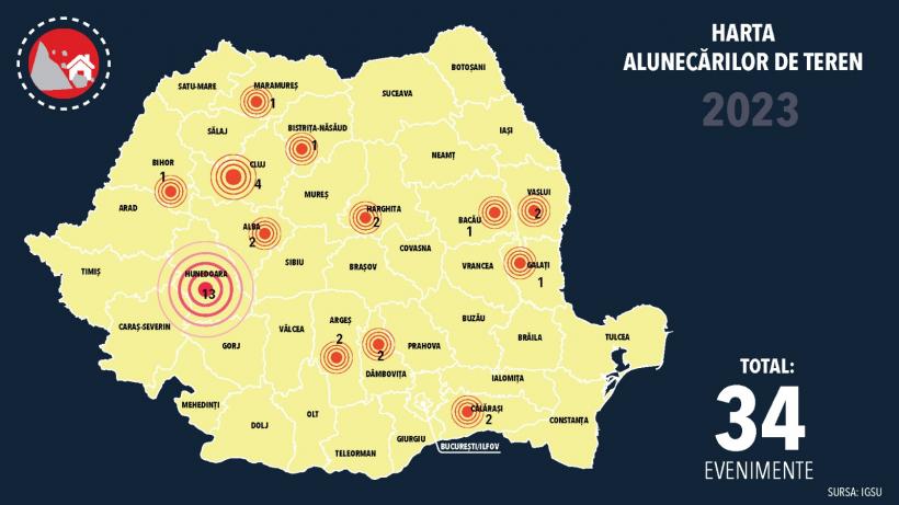A apărut harta pericolelor din România: Vezi cât de expusă este zona în care locuiești 18943491