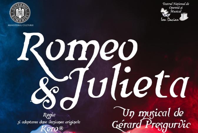 Musicalul fenomen „Romeo și Julieta” în variantă pop-rock va avea premiera la Teatrul Naţional de Operetă şi Musical „Ion Dacian” pe 27, 28, 29 și 30 martie