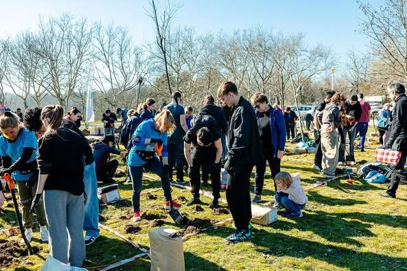 Nicușor Dan: Peste 15.000 de puieți și arbori forestieri sunt plantați în Parcul Tineretului
