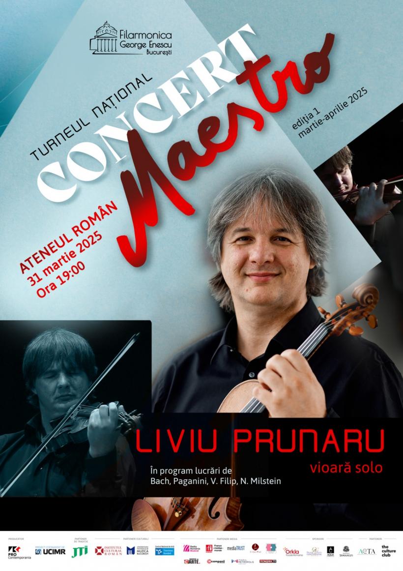 Liviu Prunaru revine în România cu Turneul Național Concert Maestro, din 31 martie. Un eveniment excepțional dedicat împlinirii a 35 de ani de carieră internațională 18944023