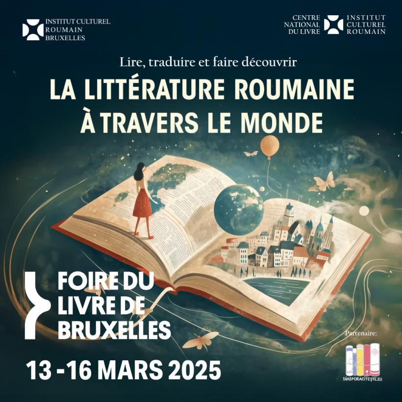 Citim, traducem și descoperim literatura română la Târgul Internațional de Carte de la Bruxelles 2025