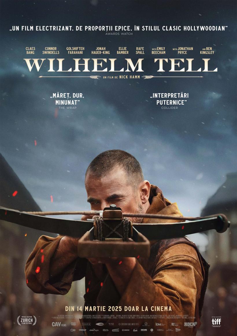 Epica poveste a legendarului erou, Wilhelm Tell, va putea fi văzută în cinematografe din 14 martie 18944272