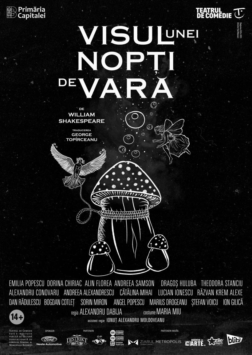 Teatrul de Comedie prezintă premiera spectacolului VISUL UNEI NOPȚI DE VARĂ