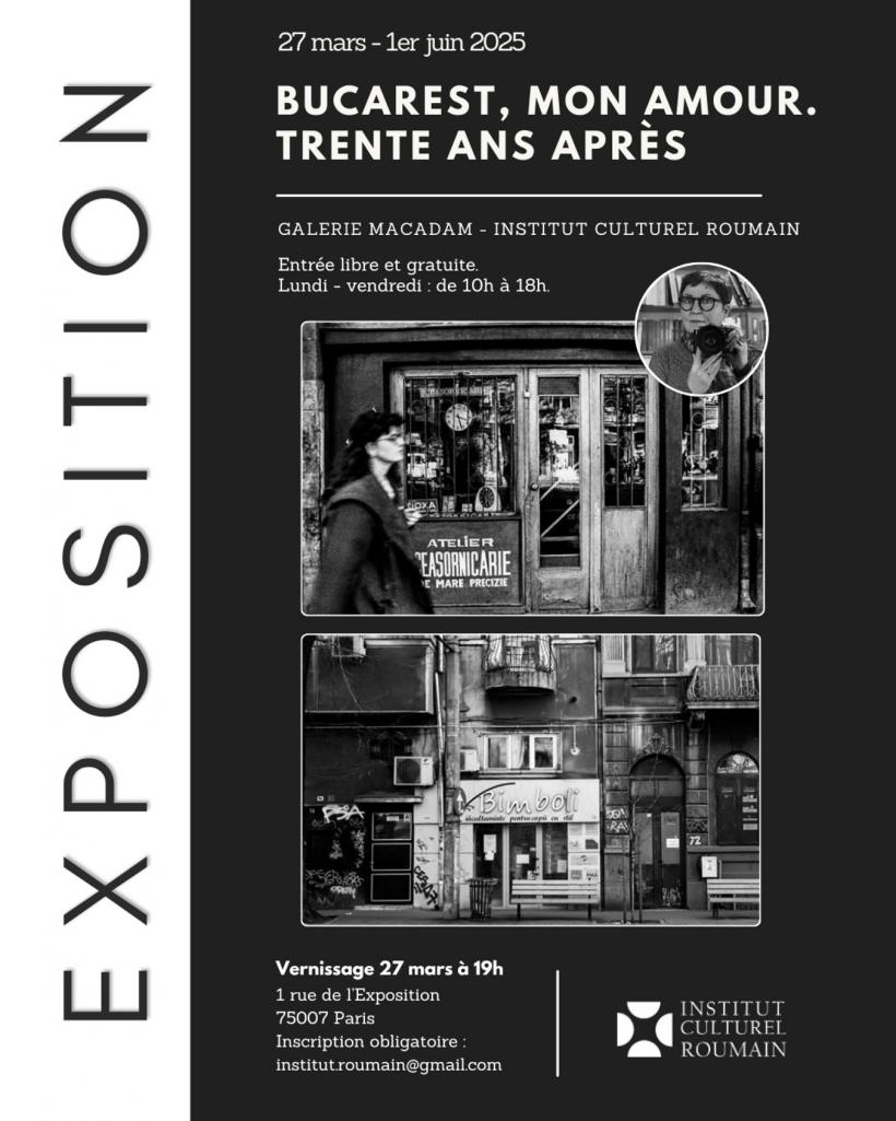 București - după treizeci de ani, expoziție fotografică la ICR Paris