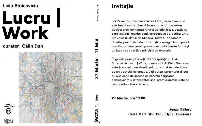 Galeria Jecza deschide sezonul expozițional 2025 cu o dublă vernisare semnată Mihaela Hudrea și Liviu Stoicoviciu 18946715