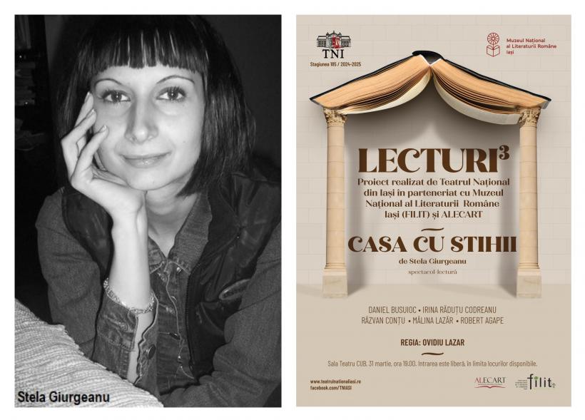 „Casa cu stihii” de Stela Giurgeanu, în regia lui Ovidiu Lazăr, spectacol-lectură în premieră, la Cub