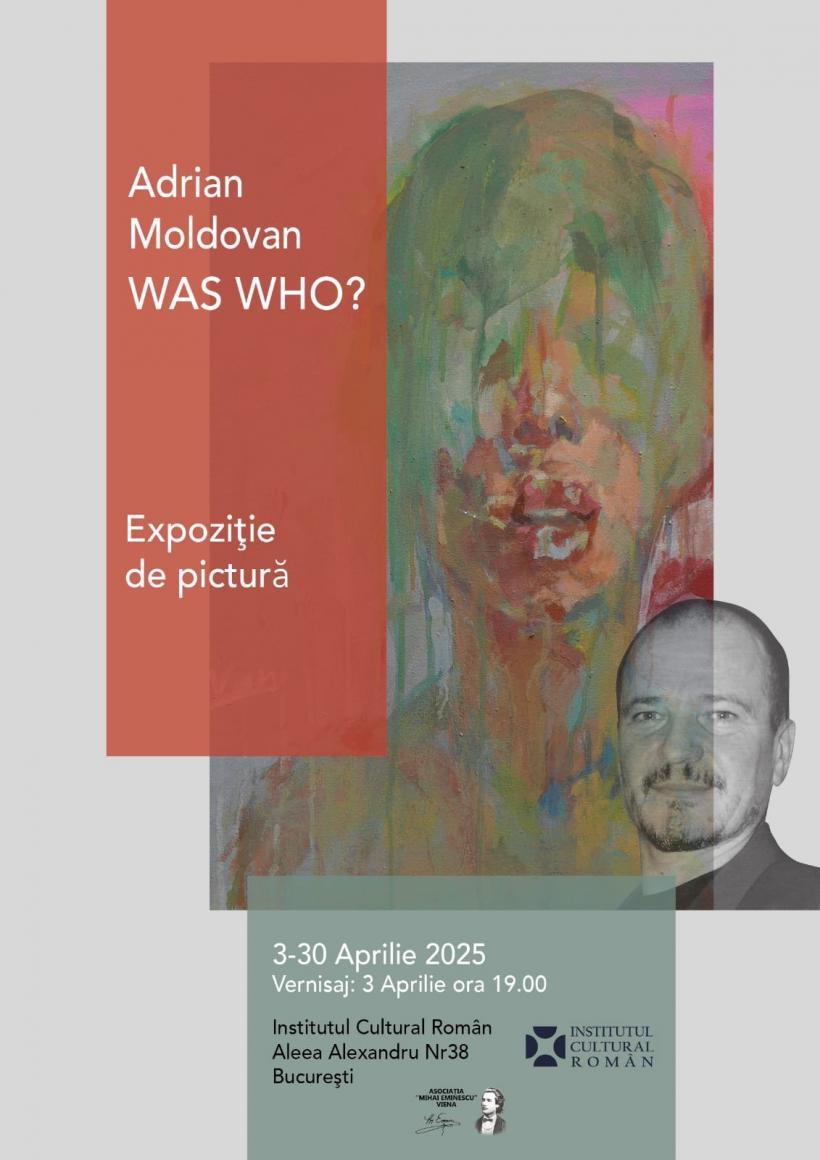 In memoriam Adrian Moldovan: expoziție în Sala Mare a Institutului Cultural Român