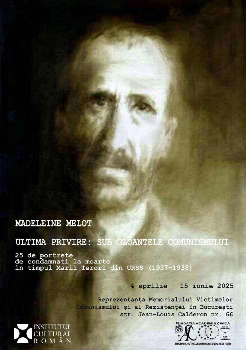 Expoziția „Ultima privire sub gloanțele comunismuluiˮ, la Memorialul Victimelor Comunismului și al Rezistenței, cu sprijinul ICR