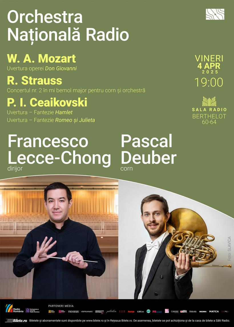 Hamlet, Romeo și Julieta sau Don Giovanni  – uverturi celebre la Sala Radio 18947543