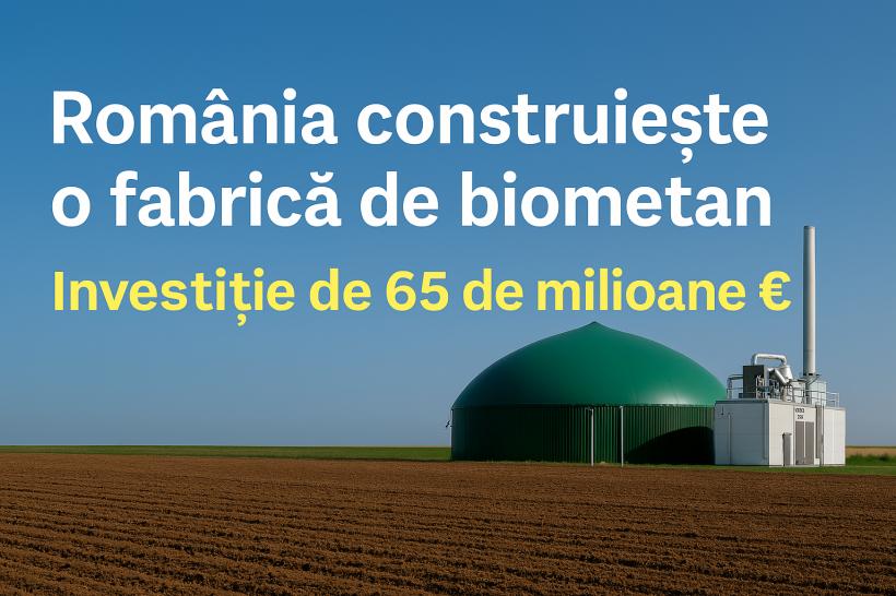 România construiește o super-fabrică de biometan. Gazul verde vine din Constanța!