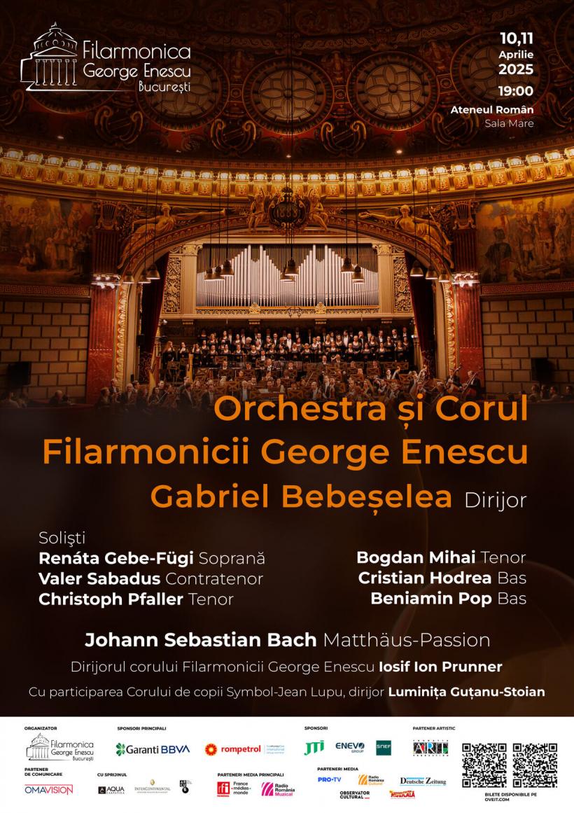 Matthäus-Passion de Bach revine pe scena Filarmonicii, după 16 ani, în două concerte sold-out 18949033