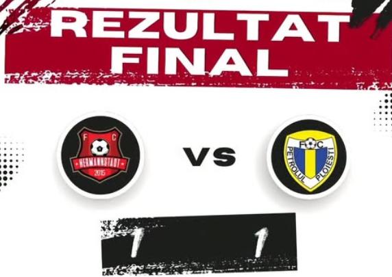 FC Hermannstadt a remizat pe teren propriu cu Petrolul Ploiești, scor 1-1