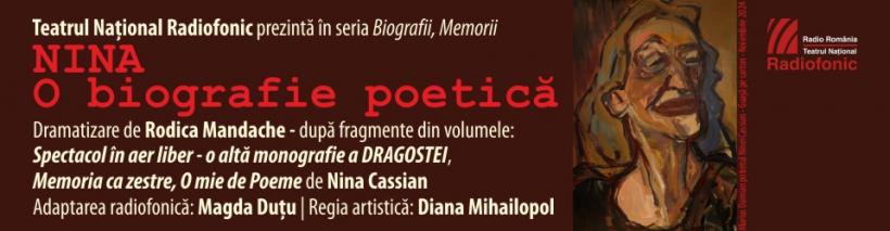 Premieră absolută la Teatrul Național Radiofonic: NINA – o biografie poetică 18949289