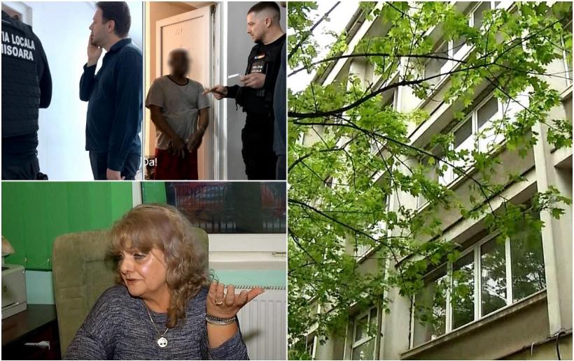 Ce se întâmplă într-un liceu din Timișoara. Muncitori se plimbă în prosop printre eleve și salon de masaj în internat