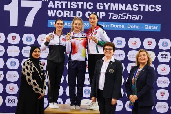 Aur la sol pentru Sabrina Maneca Voinea la Cupa Mondială de la Doha 18950355