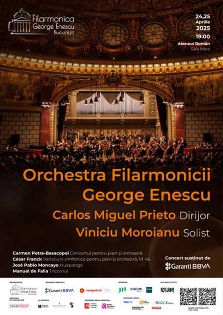 Dirijorul Carlos Miguel Prieto şi pianistul Viniciu Moroianu la Filarmonica George Enescu 18950675