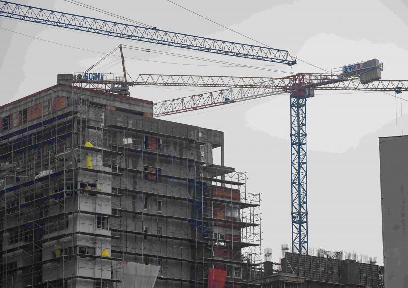 A crescut volumul lucrărilor în construcții în februarie față de ianuarie