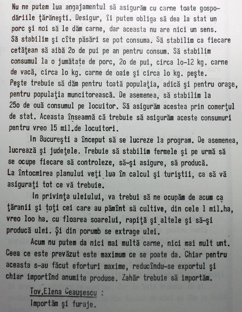 Cât și ce avea voie să mănânce un român, într-un an, pe timpul lui Ceaușescu: 250 de ouă, 20 de pui, 10 kg de pește... 18950806