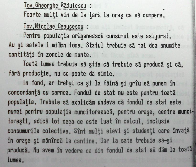 Cât și ce avea voie să mănânce un român, într-un an, pe timpul lui Ceaușescu: 250 de ouă, 20 de pui, 10 kg de pește... 18950807