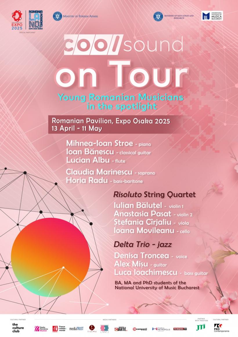 COOLsound on Tour duce talentul muzical românesc la Expo 2025 Osaka. Tineri muzicieni români, reprezentanţi ai UNMB, ajung la Expoziția Mondială din Japonia