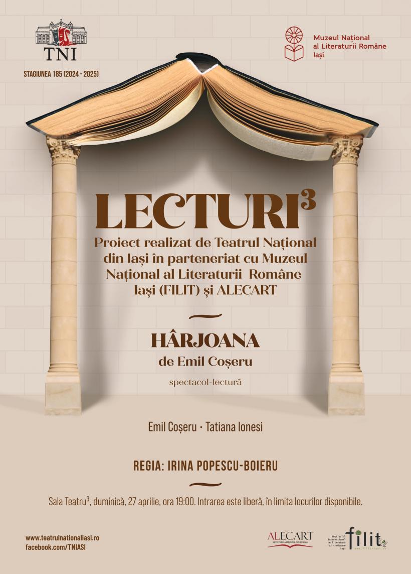 Eveniment excepțional pe scena Teatrului³:  Actorul Emil Coșeru, societar al Teatrului Național Iași  debutează în dramaturgie 18950656