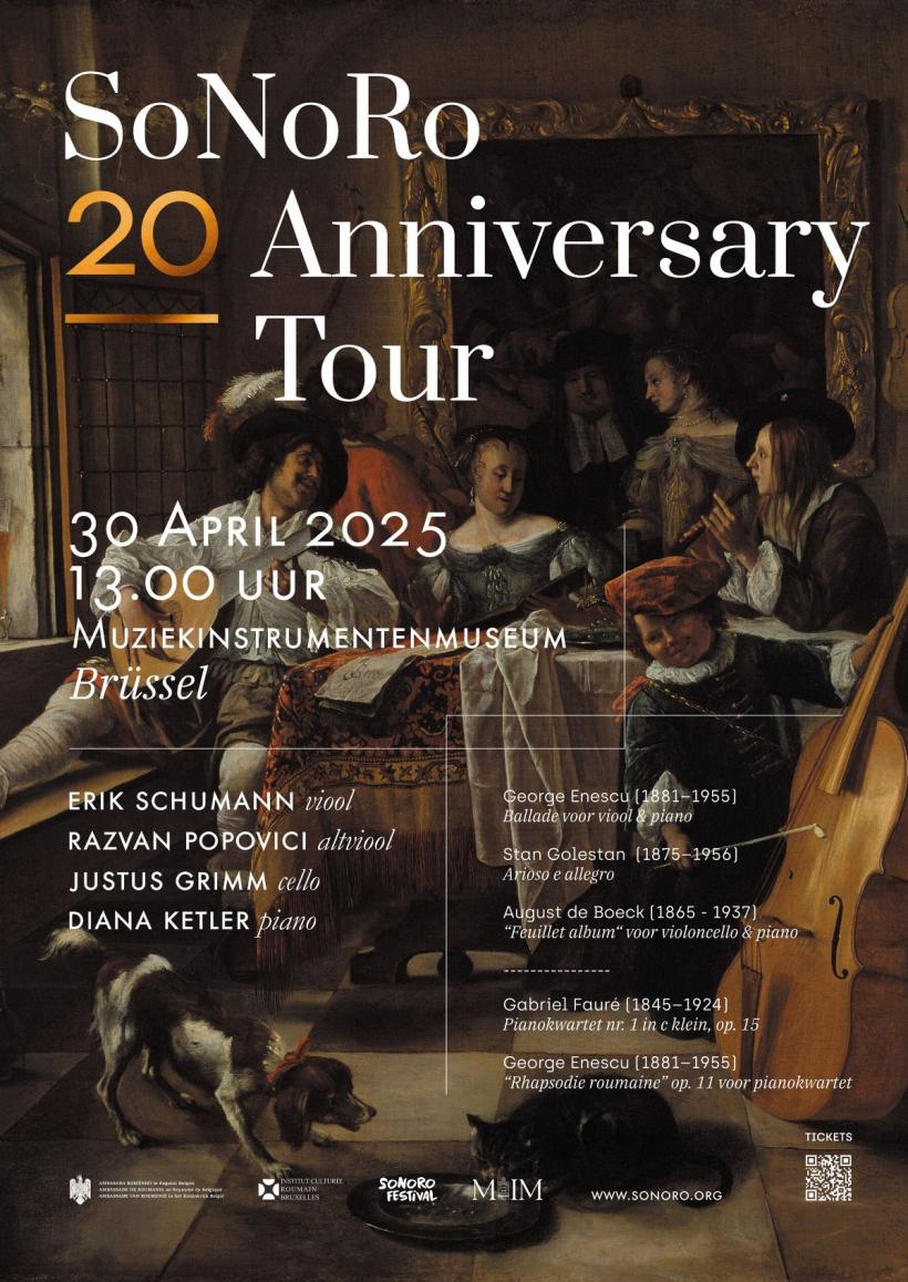 Turneu aniversar SoNoRo 20 de ani: trei concerte au loc în Belgia cu sprijinul ICR Bruxelles 18951412