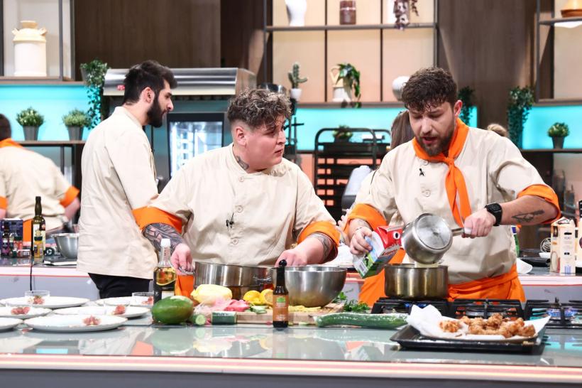 Echipa portocalie, o nouă victorie la Chefi la cuțite. Diseară, cursă culinară nebună: un preparat la fiecare zece minute. Chef Orlando: ”Proba asta este criminală!” 18951867