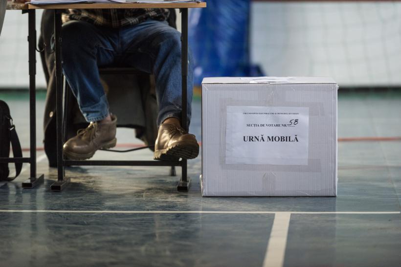 Vot cu urna mobilă în spitalele bucureştene