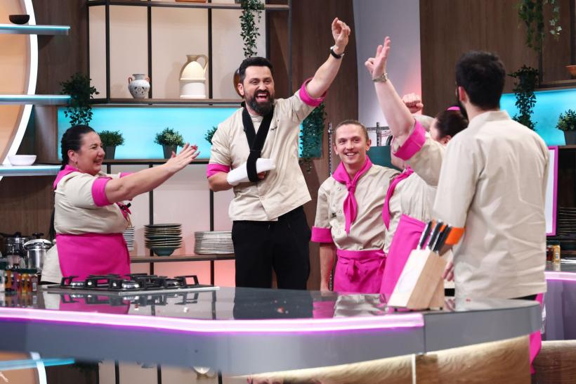 Echipa lui Chef Orlando Zaharia a câștigat battle-ul Chefi la cuțite de ieri seară.  Mihai Vasile (Mexicanu’) a părăsit competiția 18952040