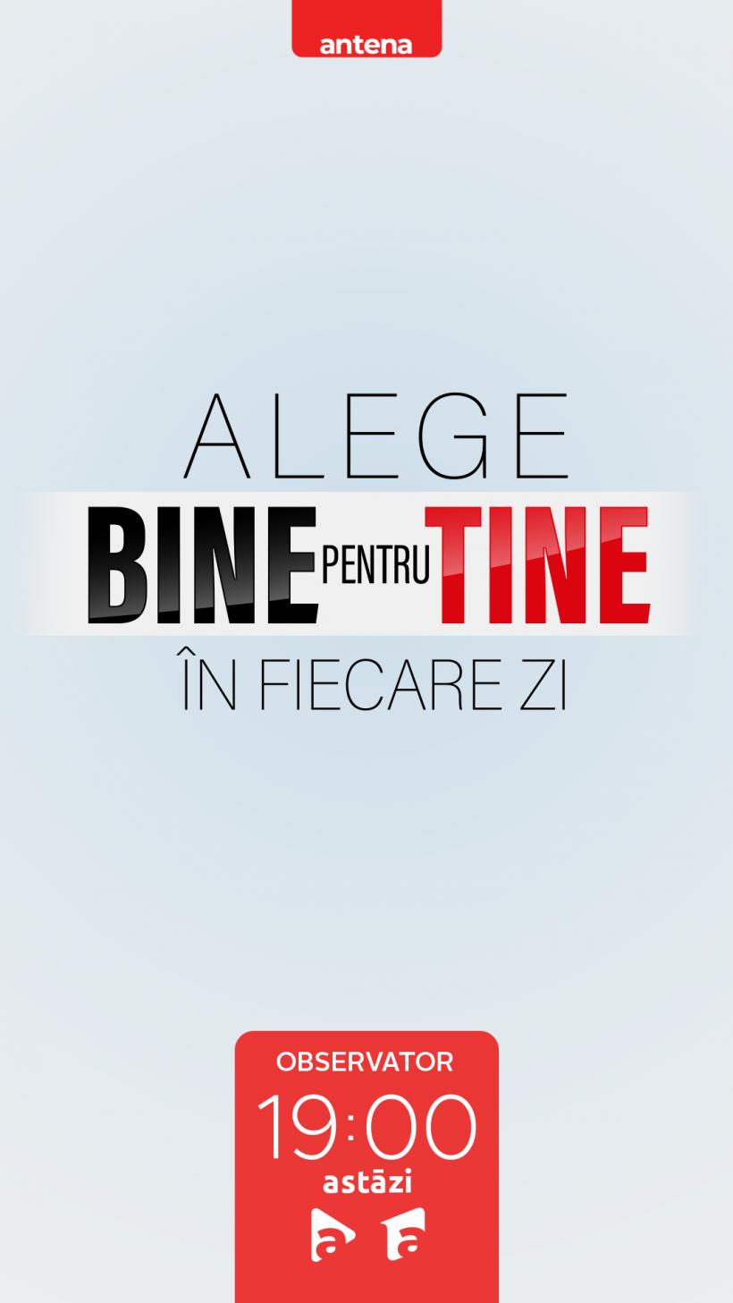 Alege BINE pentru TINE. TU ești LIDERUL Observator non-stop în duminica votului, la Antena 1 18952242