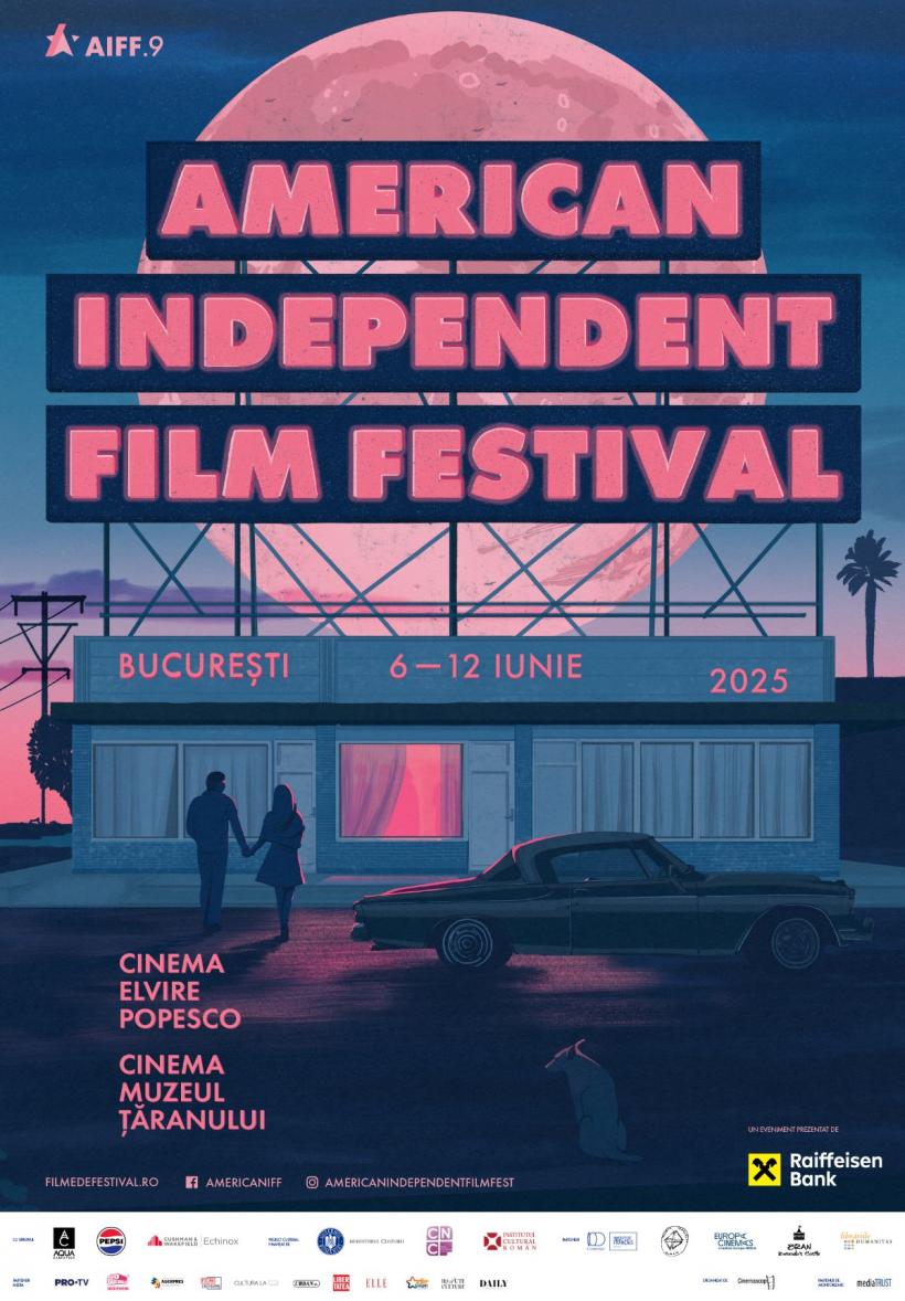 American Independent Film Festival, ediția #9 – la București între 6 și 12 iunie, la Castelul Bran, 13–14 iunie