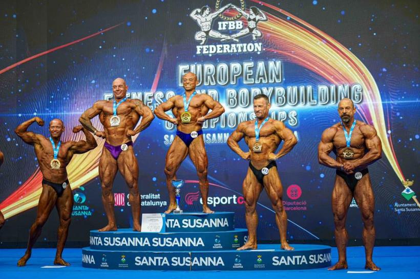 Imnul României a răsunat de 18 ori la CE de Fitness & Culturism și la CE de Fitness Challenge 18952315