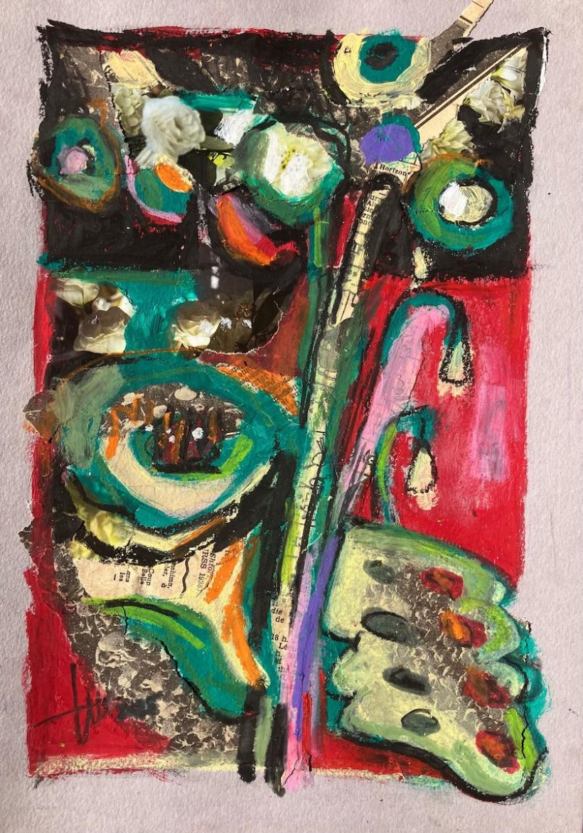 Vernisajul expoziției Aici nu e loc pentru perfecțiune – e loc pentru adevăr semnată de scenograful Nairam. Marian Văsii, pe 7 mai 18952574