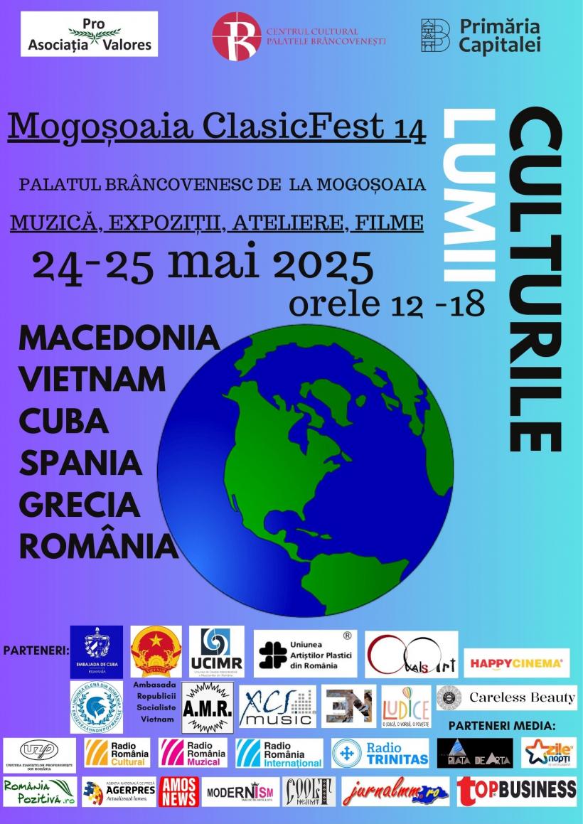 Festivalul „Culturile lumii” -  diplomație culturală la Mogoșoaia și o serie de evenimente captivante, cu acces liber pentru public