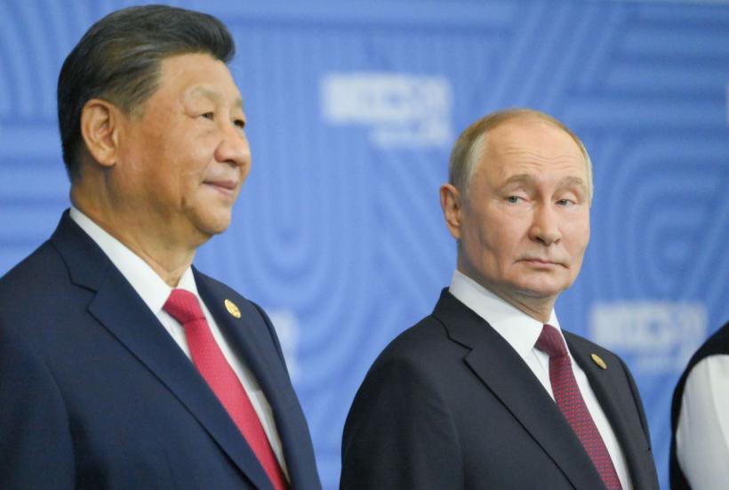 Putin l-a primit pe Xi la Kremlin