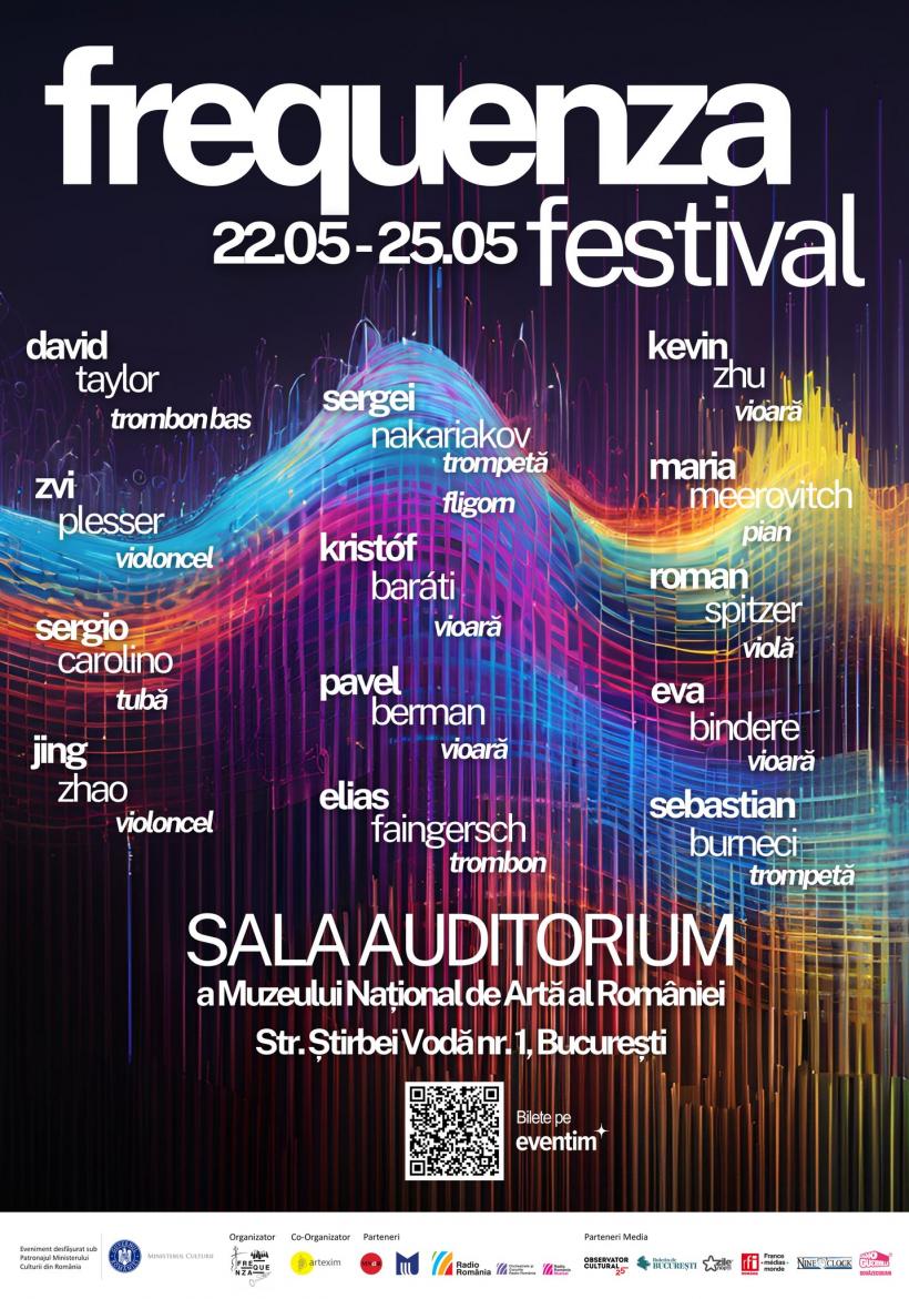 Frequenza Festival – programe și interpretări excepționale în patru seri de muzică de cameră - între 22 și 25 mai 2025, la București 18952713