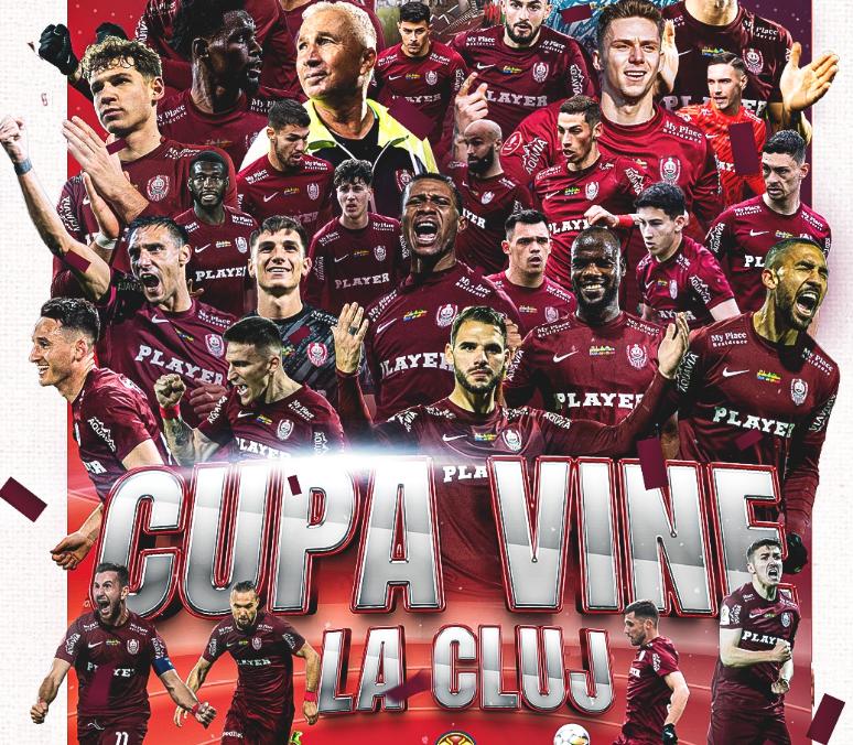 CFR Cluj a câștigat Cupa României