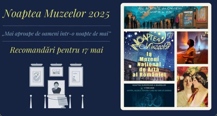 Recomandări din toată țara pentru Noaptea Muzeelor 2025 – sâmbătă 17 mai