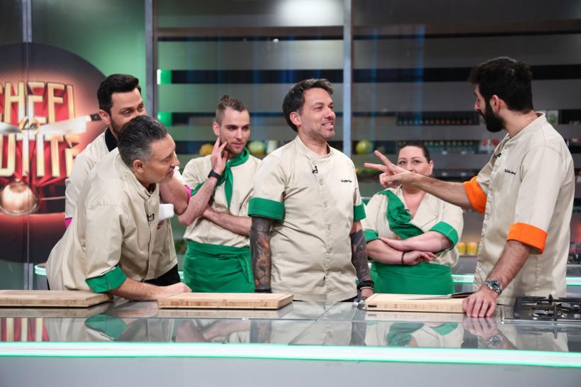 Echipa lui Chef Orlando, învingătoare în battle-ul Chefi la cuțite de ieri. Provocarea acestei seri: meniu regal, gătit în sunetul de alarmă al amuletelor 18954720