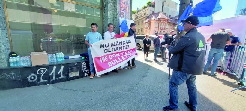 Fermierii au cerut în stradă subvenții mai mari