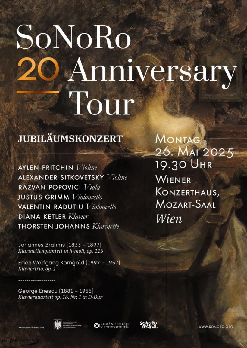 Turneul internațional „SoNoRo 20 de ani” organizat cu sprijinul ICR continuă la Viena