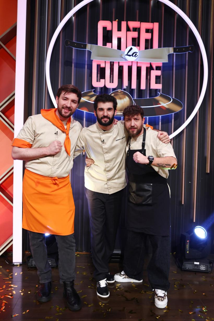 Claudiu Gherguț, cuțitul de aur al lui Chef Orlando Zaharia, a câștigat sezonul 15 Chefi la cuțite. Finala show-ului culinar, lider detașat de audiență 18956264
