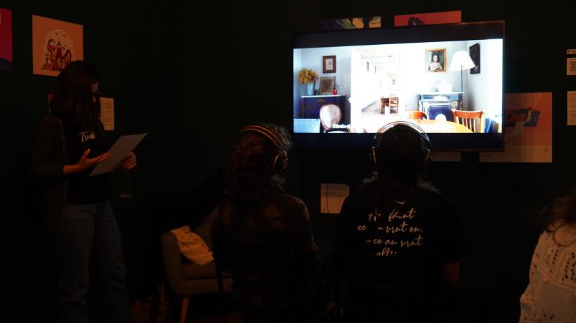 Instalația audio-video Light That Never Quite Returns the Same, semnată de Andreea Cristina Borțun, a avut prima prezentare publică 18956216