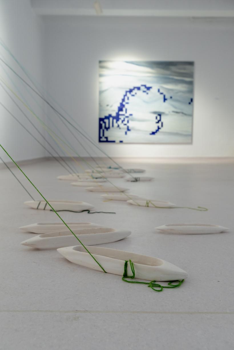 Cele mai recente lucrări ale Lilianei Mercioiu Popa, în cadrul expoziției The deepest are the stars 18955819