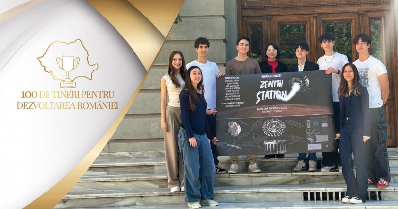 România cucerește spațiul. Echipa Zenith a uimit NASA, a câștigat Marele Premiu la NSS pentru o stație spațială și s-a înscris în campania „100 de tineri pentru dezvoltarea României” 